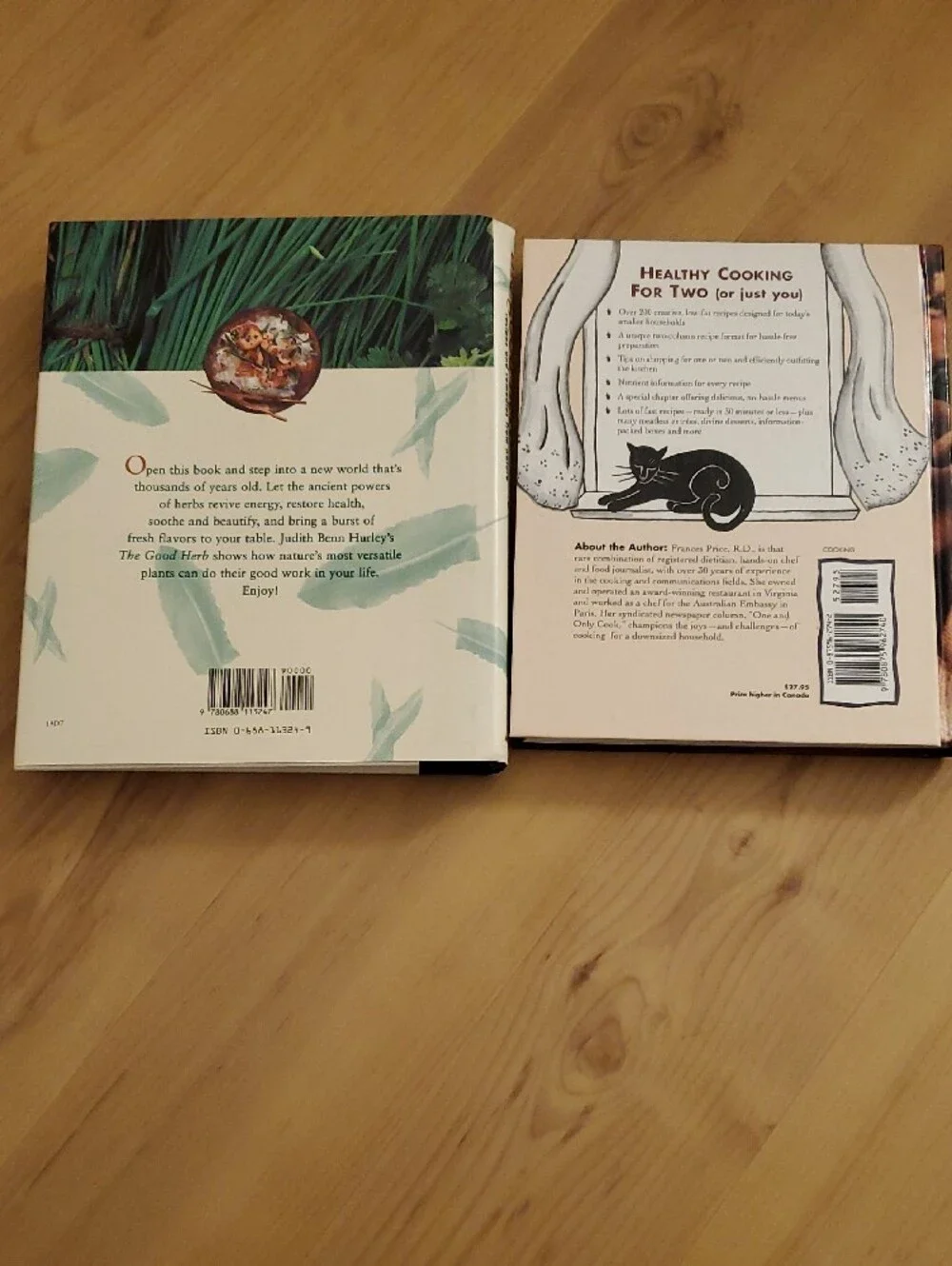 The Good Herb Cookbook - - Green Cover and Healthy Cooking For Two Cookbook